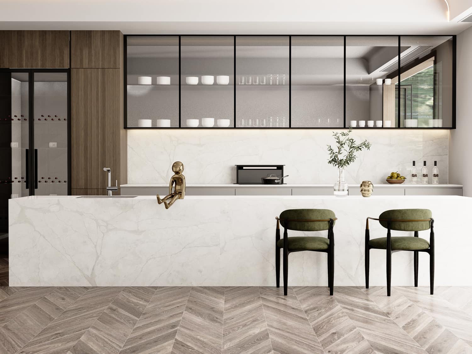 HERMES GRAY — full slab